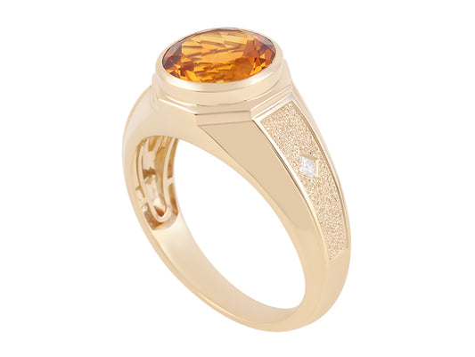 14K Citrine Ring