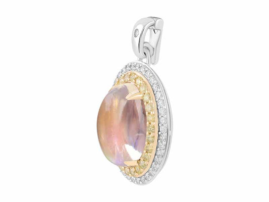 18K Moonstone Necklace