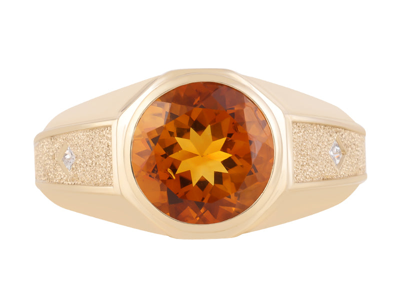 14K Citrine Ring