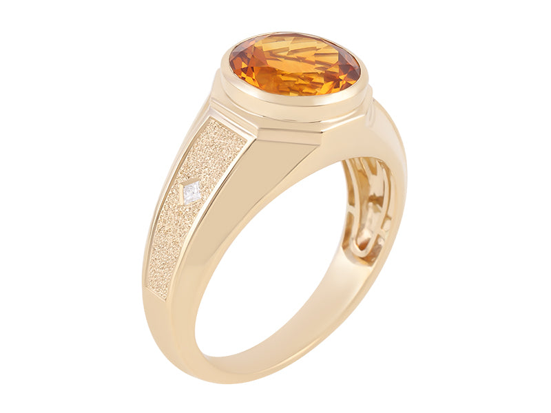 14K Citrine Ring