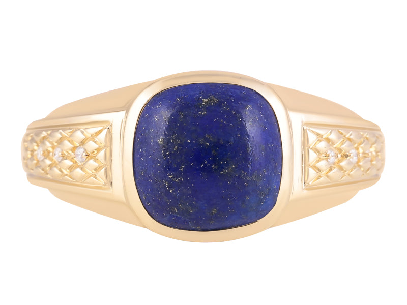 14K Lapis Ring