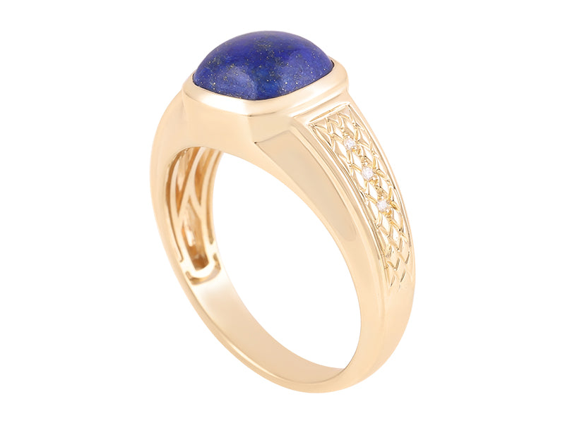 14K Lapis Ring