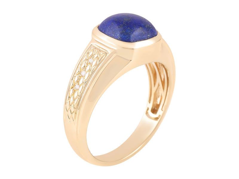 14K Lapis Ring