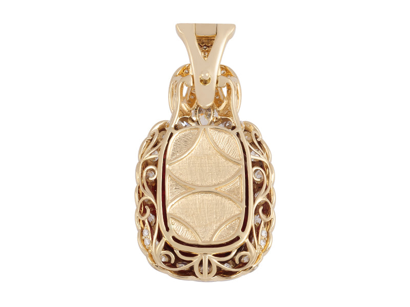 18K Rubellite Necklace