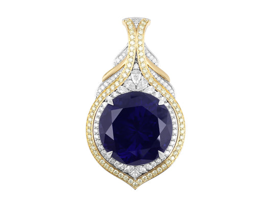 18K Tanzanite Necklace