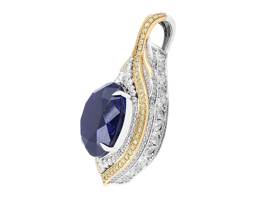 18K Tanzanite Necklace
