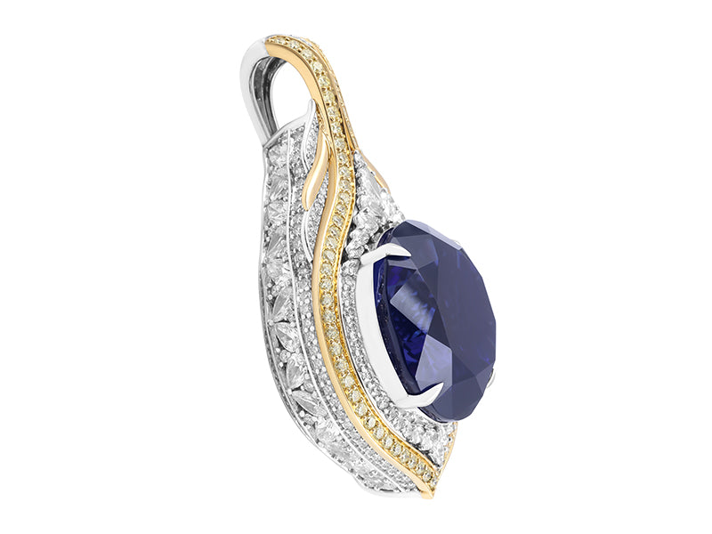 18K Tanzanite Necklace