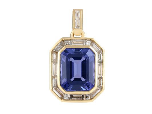 18K Tanzanite Necklace