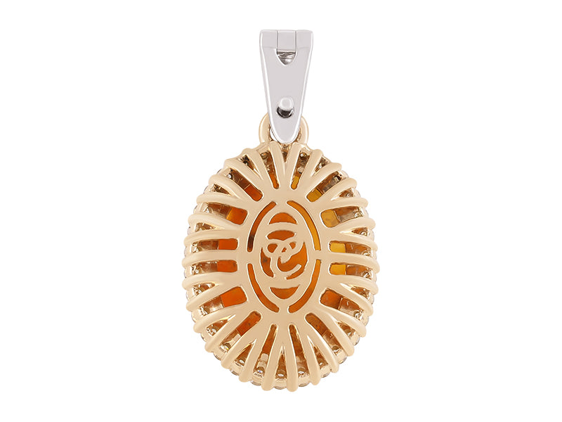 18K Bumble Bee Jasper Necklace