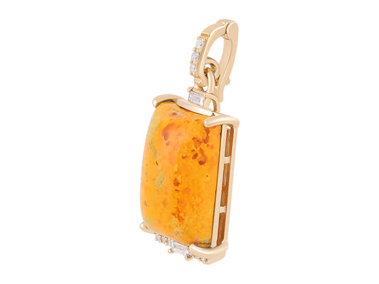 18K Bumble Bee Jasper Necklace