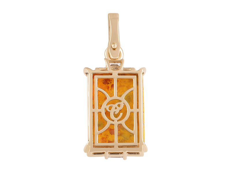 18K Bumble Bee Jasper Necklace