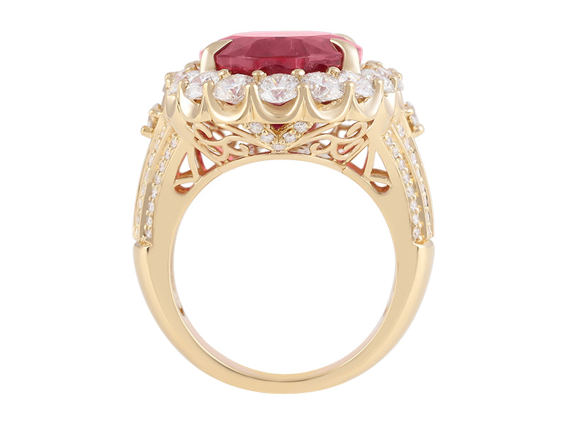 18K Rubellite Ring