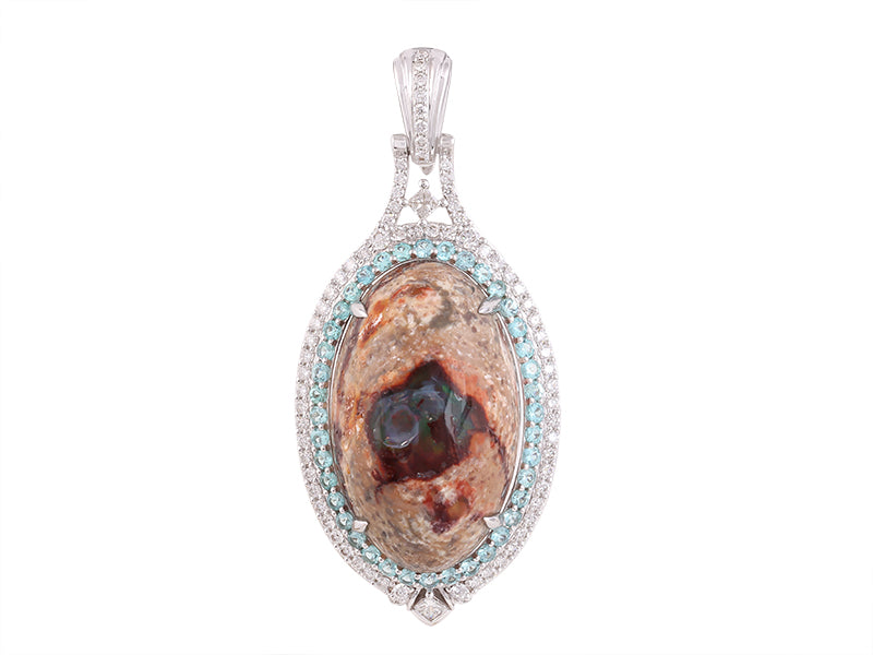 18K Opal Necklace