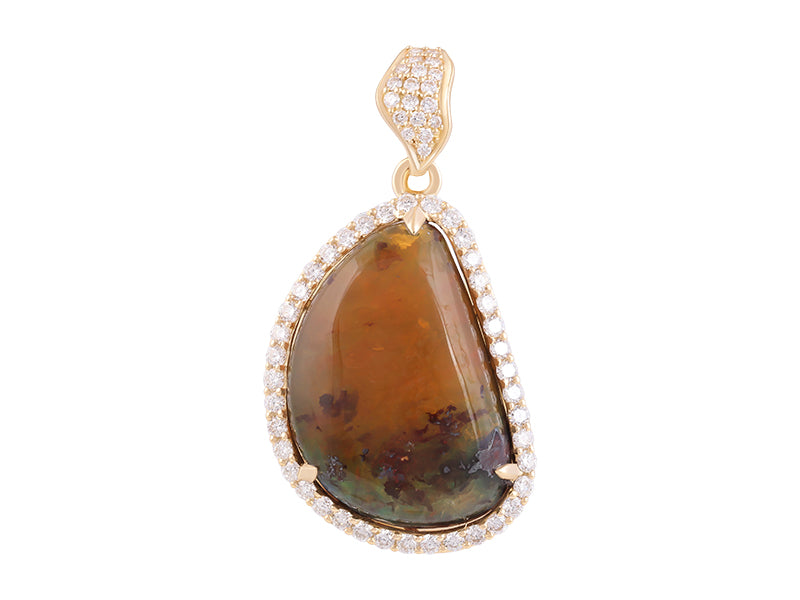 18K Opal Necklace