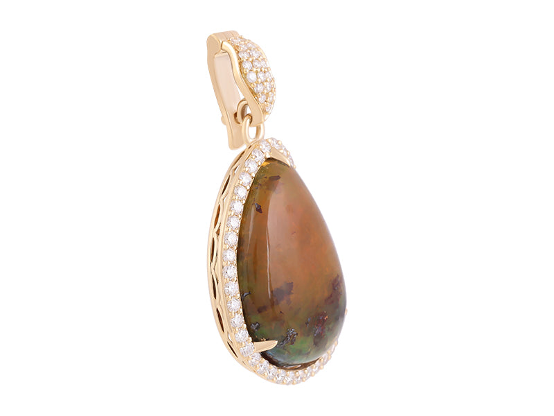 18K Opal Necklace