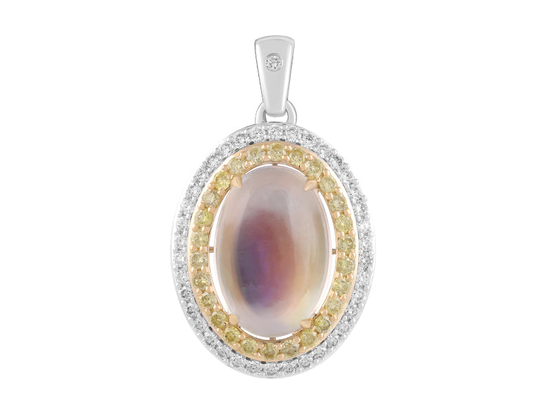 18K Moonstone Necklace