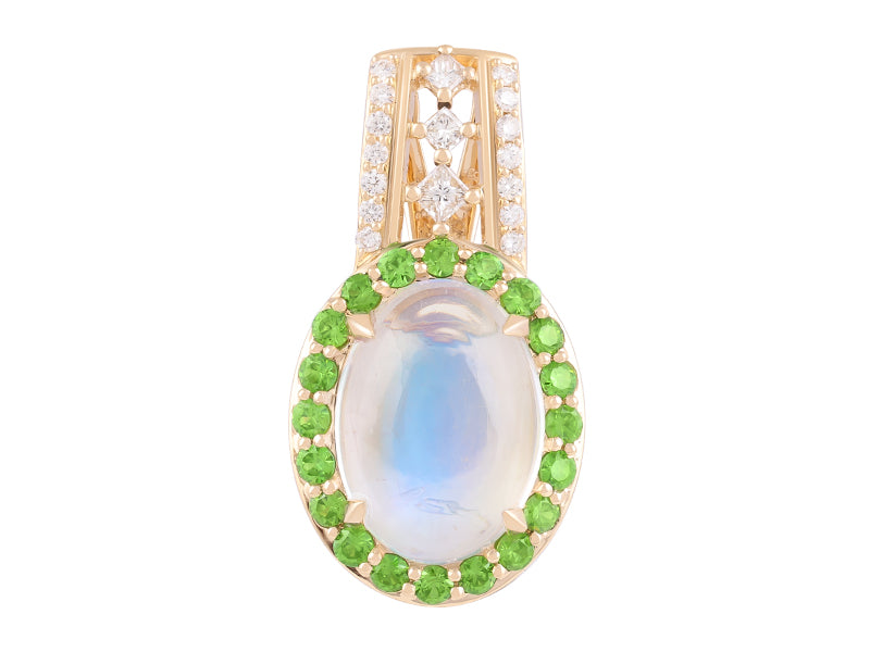 18K Moonstone Necklace