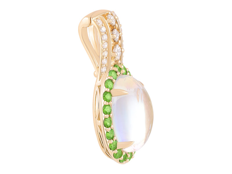 18K Moonstone Necklace