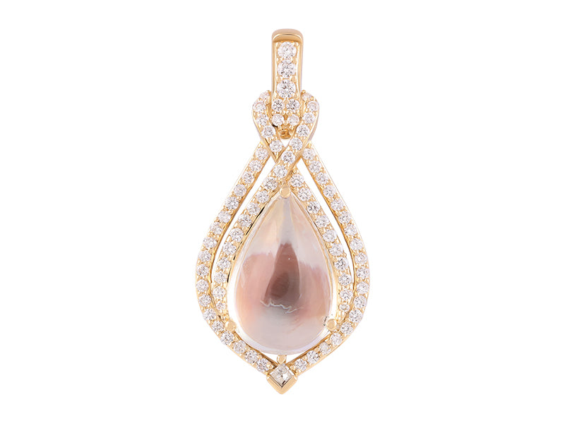 18K Moonstone Necklace