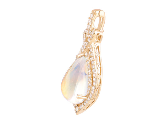 18K Moonstone Necklace