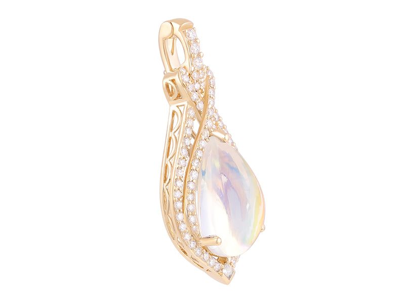 18K Moonstone Necklace