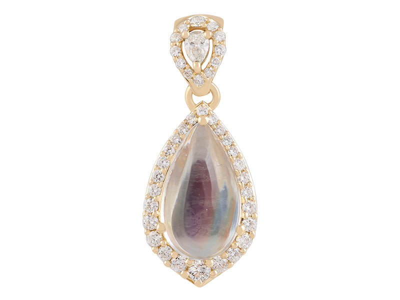 18K Moonstone Necklace