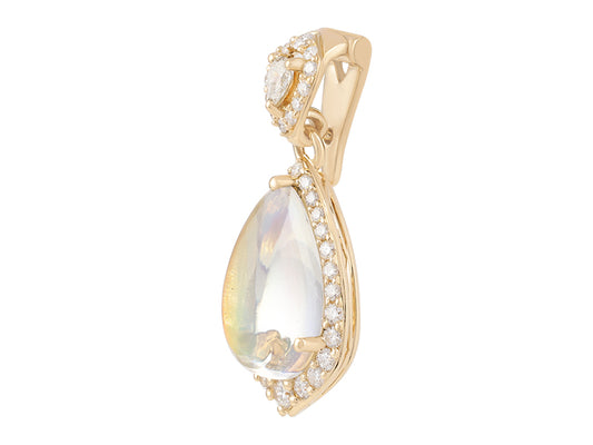 18K Moonstone Necklace