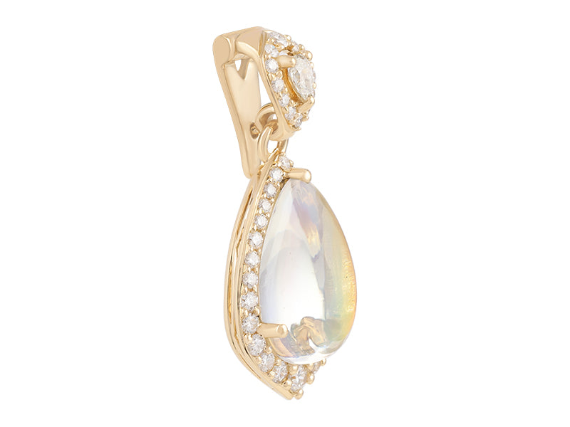 18K Moonstone Necklace