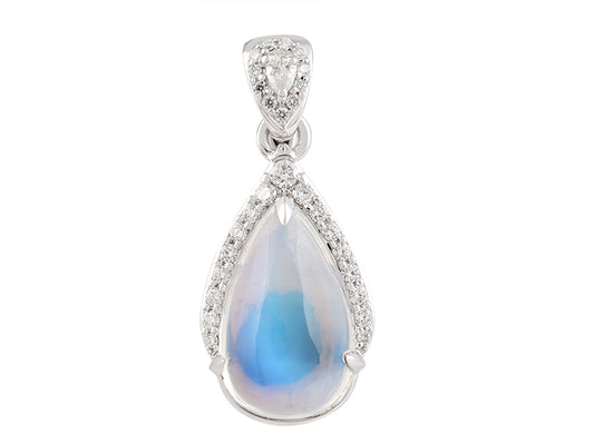 18K Moonstone Necklace