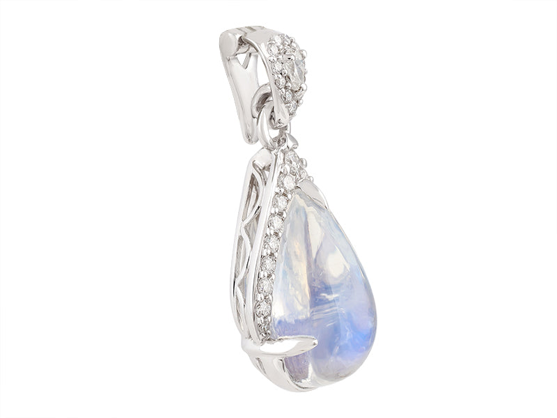 18K Moonstone Necklace