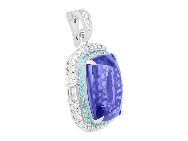 18K Tanzanite Necklace