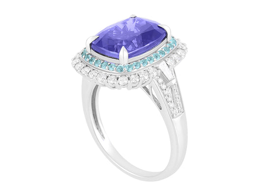 18K Tanzanite Ring