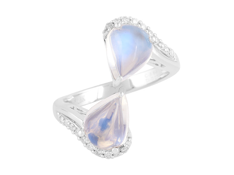 18K Moonstone Ring
