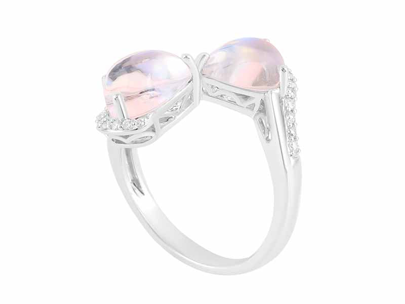 18K Moonstone Ring