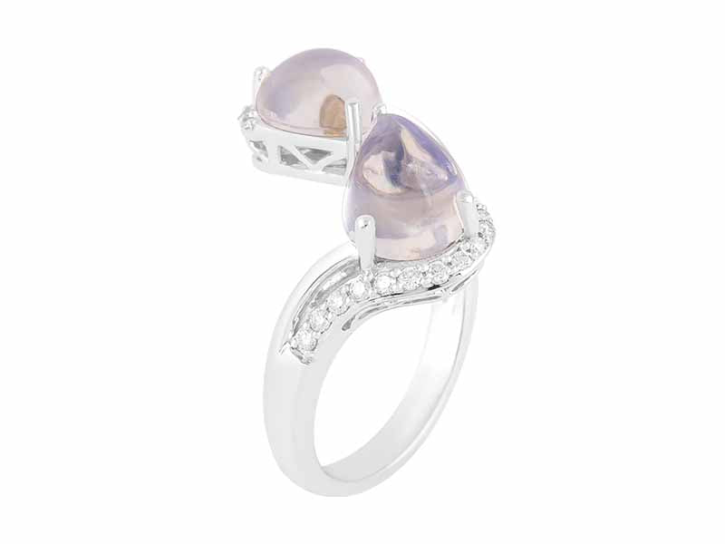 18K Moonstone Ring
