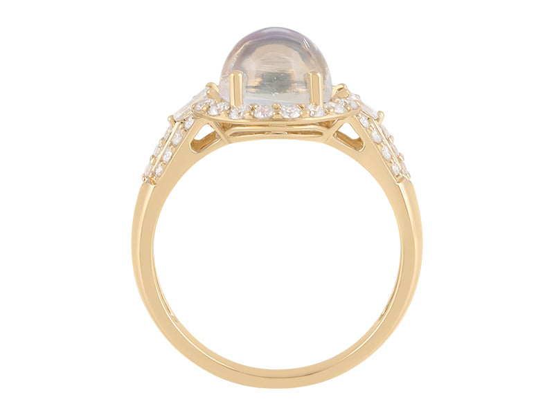 18K Moonstone Ring