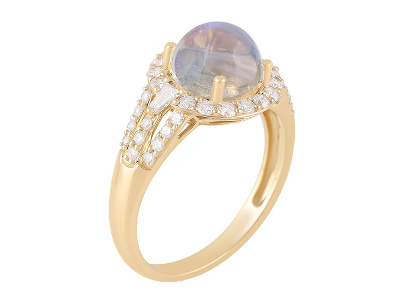 18K Moonstone Ring