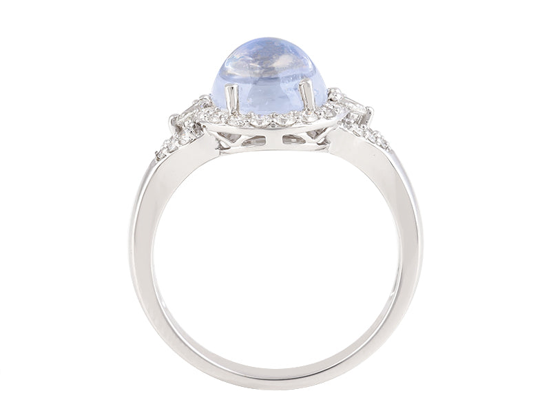 18K Moonstone Ring