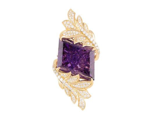 18K Amethyst Necklace