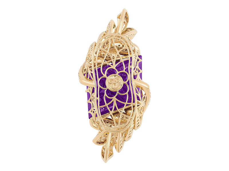 18K Amethyst Necklace